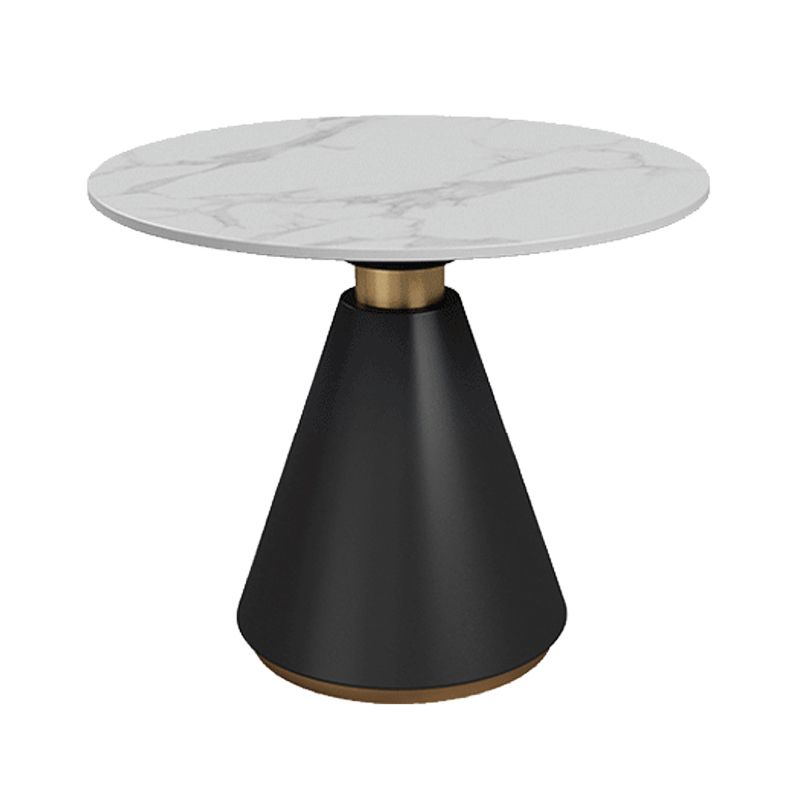 Round Pedestal Dining Table Modern Stone Furniture for Dining Room Home Clearhalo ' dining_table' 'Dining Tables & Seating' 'Dining Tables' 'furn' 'furn_dining_table' 'Furniture' 'furniture_dining_table' 'Kitchen & Dining Furniture' 'kitchen&dining_furn' 'kitchen' 'kitchen_dining_table' 1200x1200_e084e25e-38cc-461a-a7eb-e4f12708dc61