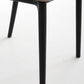Scandinavian Armless Dining Chairs Plastic Slat Back Side Chairs with Black Legs Clearhalo ' kitchen&dining_furn' 'Dining Chairs' 'Dining Tables & Seating' 'dining_chair' 'Furniture' 'furniture_dining_chair' 'Kitchen & Dining Furniture' 'kitchen' 1200x1200_e086a4bf-dcaf-4324-9220-eb9ca2a91bd9