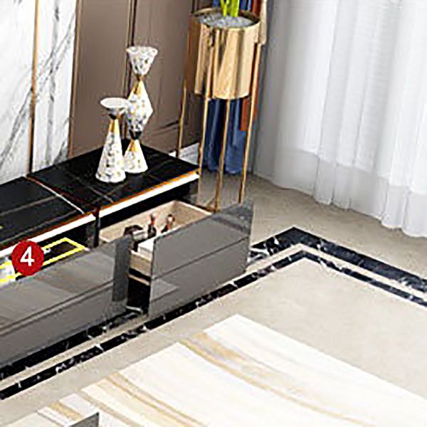 Enclosed Storage TV Media Console Glam TV Stand for Living Room Clearhalo 'furn' 'furn_tv_stands_entertainment_centers' 'Furniture' 'Living Room Furniture' 'TV Stands & Entertainment Centers' 'TV Stands & Media Storage Furniture' 'tv_stands_entertainment_centers' 1200x1200_e08757f0-0ccb-4195-95b5-c099f82251ab
