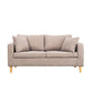 Scandinavian Tuxedo Arm Sofa Slipcovered Loveseat with Storage and Pillow Back Clearhalo 'Furniture' 'furniture_sofas' 'kitchen' 'kitchen_sofas' 'Living Room Furniture' 'Sofa' 'sofas' 1200x1200_e0890de8-f81f-4b7c-a707-b1a9b2270186