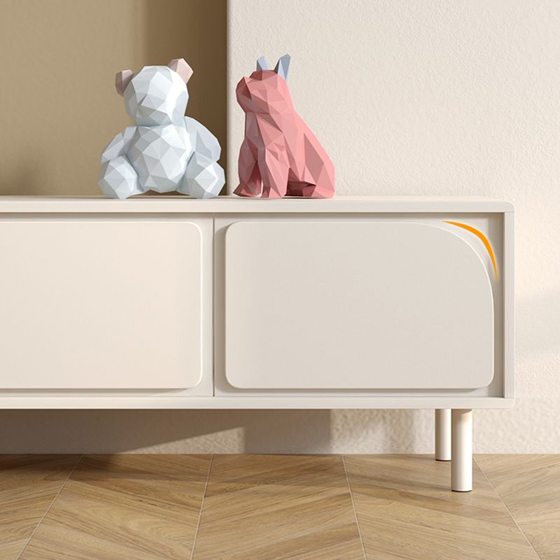 Contemporary TV Stand Console White Media Console for Living Room Clearhalo 'furn' 'furn_tv_stands_entertainment_centers' 'Furniture' 'Living Room Furniture' 'TV Stands & Entertainment Centers' 'TV Stands & Media Storage Furniture' 'tv_stands_entertainment_centers' 1200x1200_e089f02f-9ed7-443a-a23b-599ad322bc5c