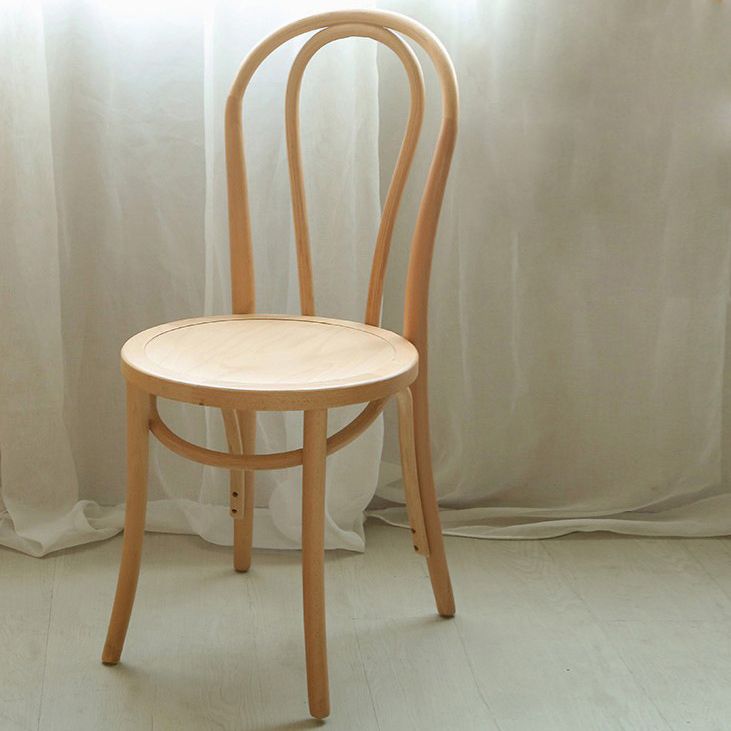 Set da pranzo in legno in solido moderno 1/2/5/7 pezzi Finitura naturale Dinette con sedie in legno