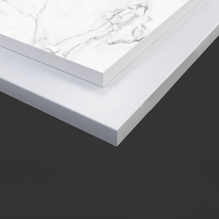 1/2/5 pezzi tavolo da barra di ferro moderno set rettangolo in legno ingegnerizzato set con poggiapiedi