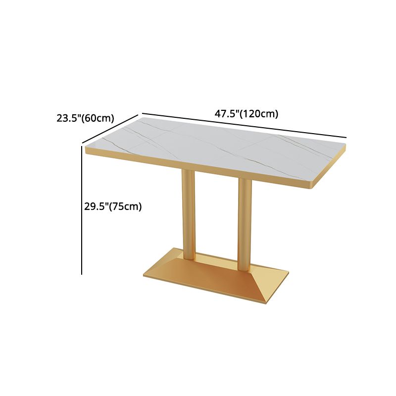 Glam Style 1/2/3/5 Pieces Dining Table Set Metal Dining Room Furniture Set Clearhalo 'Dining Room Sets' 'Dining Tables & Seating' 'dining_room_set' 'furn' 'furn_dining_room_set' 'Furniture' 'furniture_dining_room_set' 'Kitchen & Dining Furniture' 'kitchen&dining_furn' 'kitchen' 1200x1200_e092462a-a36e-4808-af1d-aa1acdd3cda3