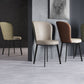Contemporary Dining Room Side Chairs Matte Finish Leather Curved Parsons Chair Clearhalo ' kitchen&dining_furn' 'Dining Chairs' 'Dining Tables & Seating' 'dining_chair' 'furn' 'furn_dining_chair' 'Furniture' 'furniture_dining_chair' 'Kitchen & Dining Furniture' 'kitchen' 1200x1200_e09298a5-8236-4a4b-9904-9d79122202d8
