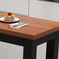 Contemporary Style 1/4/5 Pieces Wood Rectangular Bar Table Set for Indoor
