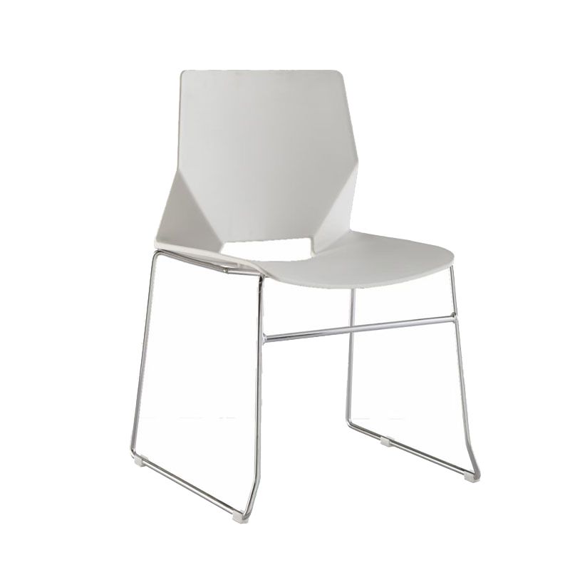 19" Wide Contemporary Desk Chair No Wheels Armless Conference Chair Clearhalo 'furn' 'furn_office_chair' 'Furniture' 'Office Chairs' 'Office Furniture' 'office_chair' 1200x1200_e092c06e-725a-40b4-89ad-bb687b6a6847