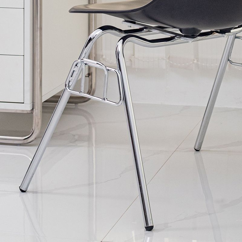 Modern Metal Dining Armless Chair Plastic Dining Side Chair for Restaurant Use Clearhalo ' kitchen&dining_furn' 'Dining Chairs' 'Dining Tables & Seating' 'dining_chair' 'Furniture' 'furniture_dining_chair' 'Kitchen & Dining Furniture' 'kitchen' 1200x1200_e092fba1-93e5-42a9-b394-02164cffb3ea