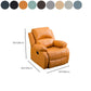 33.5" Wide Faux Leather Recliner Cotton Power Massage Recliner Chair