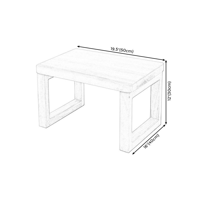 Modern Style Wooden Base Top Rectangular Coffee Table for Apartment Clearhalo 'Coffee & Accent Tables' 'Coffee Tables' 'coffee_tables' 'furn' 'furn_coffee_tables' 'Furniture' 'furniture_coffee_tables' 'Living Room Furniture' 1200x1200_e099f529-04b8-49ac-9678-a723af730253
