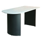 Irregular Sintered Stone Dining Table Modern Island Table with Double Pedestal for Restaurant Clearhalo ' dining_table' 'Dining Tables & Seating' 'Dining Tables' 'furn' 'furn_dining_table' 'Furniture' 'furniture_dining_table' 'Kitchen & Dining Furniture' 'kitchen&dining_furn' 'kitchen' 'kitchen_dining_table' 1200x1200_e09acb87-a584-450f-bd63-a497d9a7e1b6