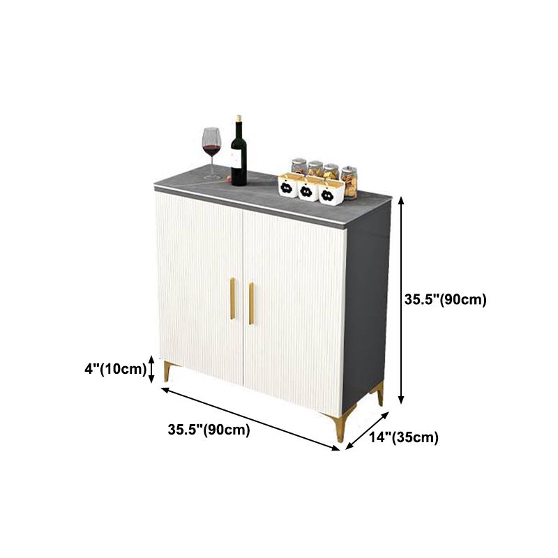 Squade sideboard di pietra Scaffali regolabili per la sala da pranzo Cucina Sideboard