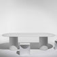 Oval Dining Table Simplicity Style Dinner Table for Home Kitchen Dinner