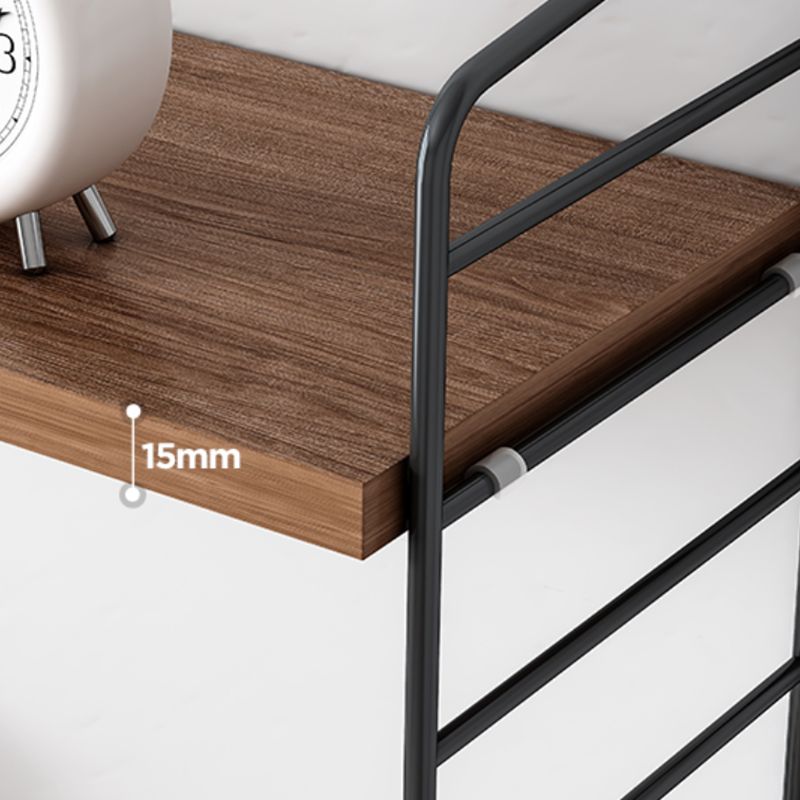 Engineered Wood Bookcase Floating Industrial Closed Back Bookshelf Clearhalo 'Bookcases' 'furn' 'furn_bookcases' 'Furniture' 'Office Furniture' 1200x1200_e09e3867-6904-4580-a730-1e8871e5a3a0