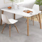 Standard Height Wood Top Dining Set with 4 Light Brown Wood Legs for Dining Furniture Clearhalo 'Dining Room Sets' 'Dining Tables & Seating' 'dining_room_set' 'Furniture' 'furniture_dining_room_set' 'Kitchen & Dining Furniture' 'kitchen&dining_furn' 'kitchen' 1200x1200_e09ef461-b588-492d-a519-9df9982dbbb8