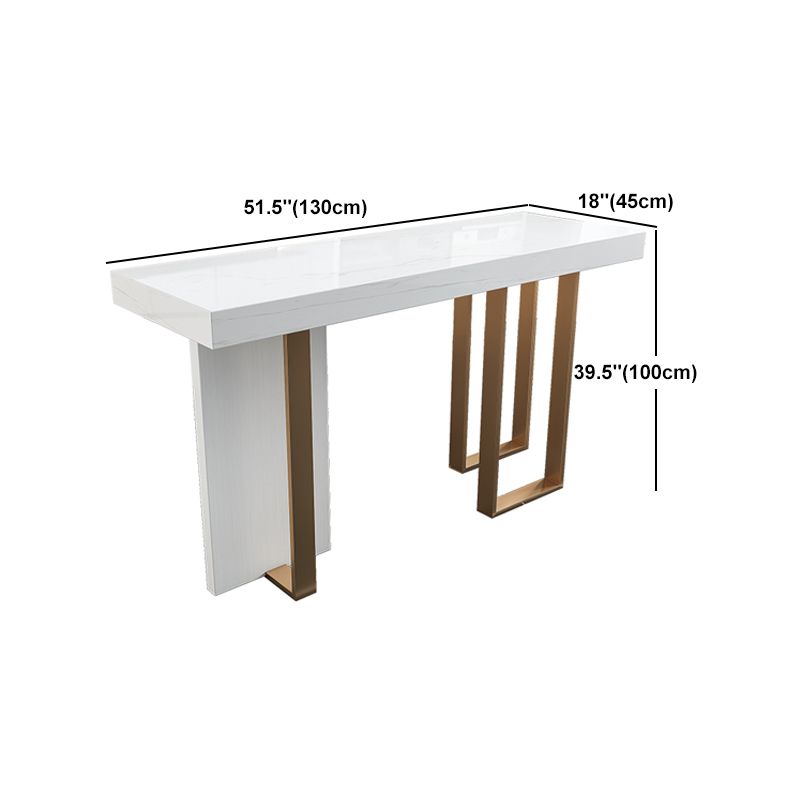 Luxury rechthoek pubtafel set 1/2/5 stuks sintered stenen aanrechttafel met hoge ontlasting