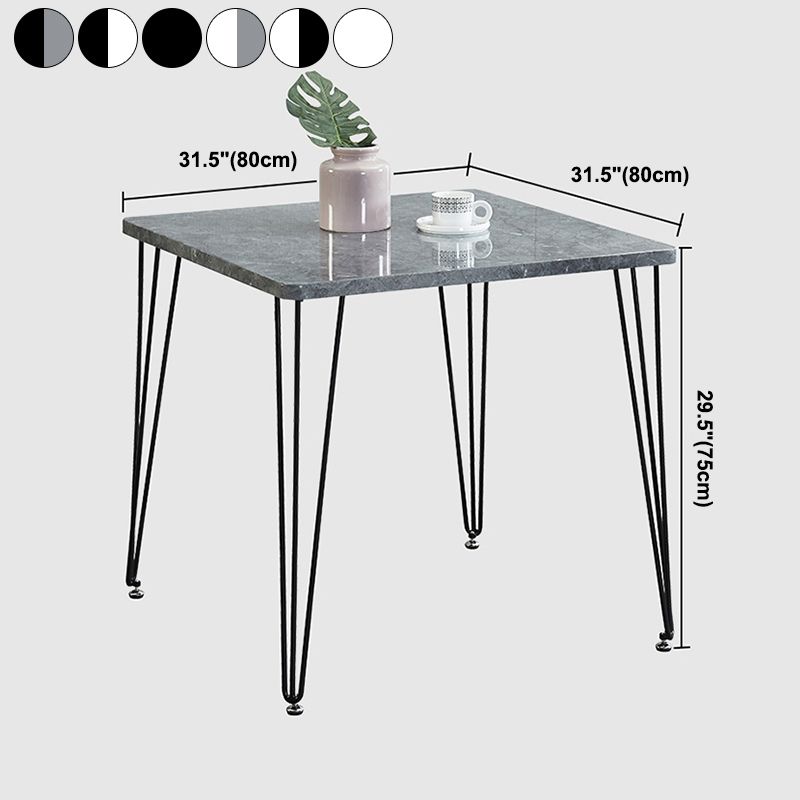 Square Sintered Stone Three-Color Dining Table Industrial 4 Legs Table for Dining Room Clearhalo ' dining_table' 'Dining Tables & Seating' 'Dining Tables' 'furn' 'furn_dining_table' 'Furniture' 'furniture_dining_table' 'Kitchen & Dining Furniture' 'kitchen&dining_furn' 'kitchen' 'kitchen_dining_table' 1200x1200_e0a0aaec-77a7-4bdb-8a5f-3823d8f963f0