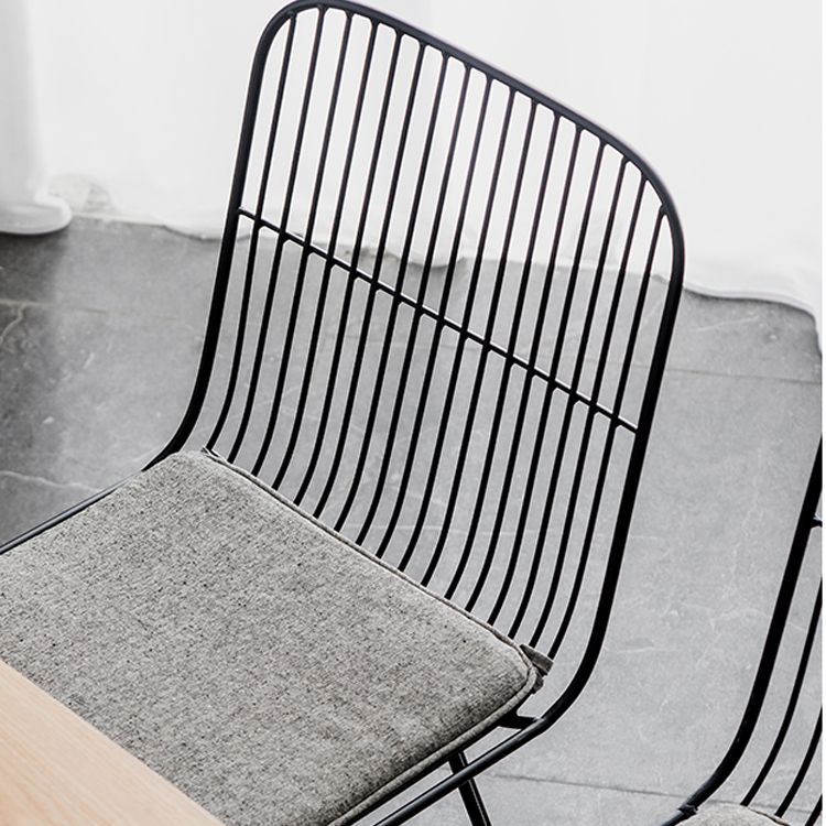 Contemporary Design Open Back Dining Side Chair Armless Dining Side Chairs Clearhalo ' kitchen&dining_furn' 'Dining Chairs' 'Dining Tables & Seating' 'dining_chair' 'furn' 'furn_dining_chair' 'Furniture' 'furniture_dining_chair' 'Kitchen & Dining Furniture' 'kitchen' 1200x1200_e0a2254e-75de-4d75-8a9d-de2b4bb0143a