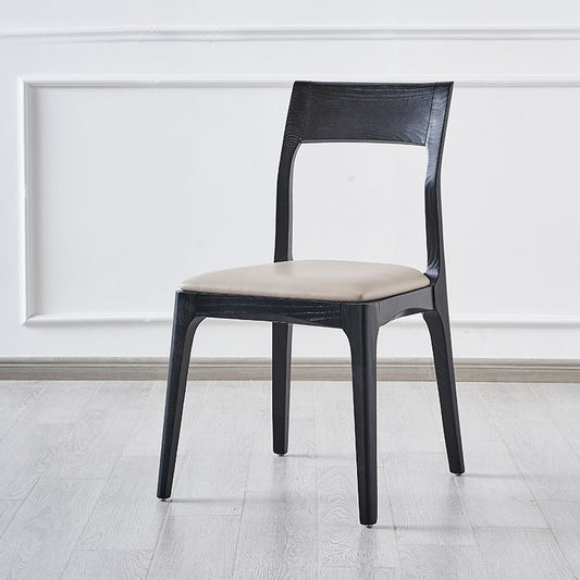 Wood Scandinavian Style Dining Chair Home Open Back Cushioned Dining Side Chair Clearhalo ' kitchen&dining_furn' 'Dining Chairs' 'Dining Tables & Seating' 'dining_chair' 'furn' 'furn_dining_chair' 'Furniture' 'furniture_dining_chair' 'Kitchen & Dining Furniture' 'kitchen' 1200x1200_e0a5d638-cb36-447a-9616-c11039a018bf