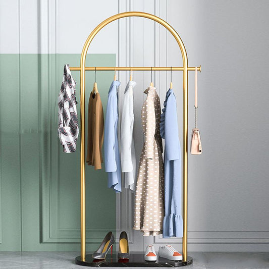 Moderne Metallbeschattierungs Rack Hängende Schiene und 2 Haken Eingangshalle Baumbaum