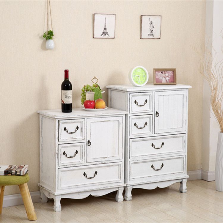 12" D Traditional Wooden Combo Dresser Bedroom Storage Chest Dresser with Drawers and Door Clearhalo 'Bedroom Furniture' 'Dressers & Chests' 'dressers_chests' 'furn' 'furn_dressers_chests' 'Furniture' 1200x1200_e0ad2c56-660f-49f9-a290-d25d66e5c7ae