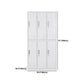 White Hinged Wardrobe Cabinet Contemporary Steel Wardrobe Armoire Clearhalo 'Armoires & Wardrobes' 'armoires_wardrobes' 'Bedroom Furniture' 'furn' 'furn_armoires_wardrobes' 'Furniture' 1200x1200_e0adadbd-b75b-4e99-bf8b-3626b2d21565