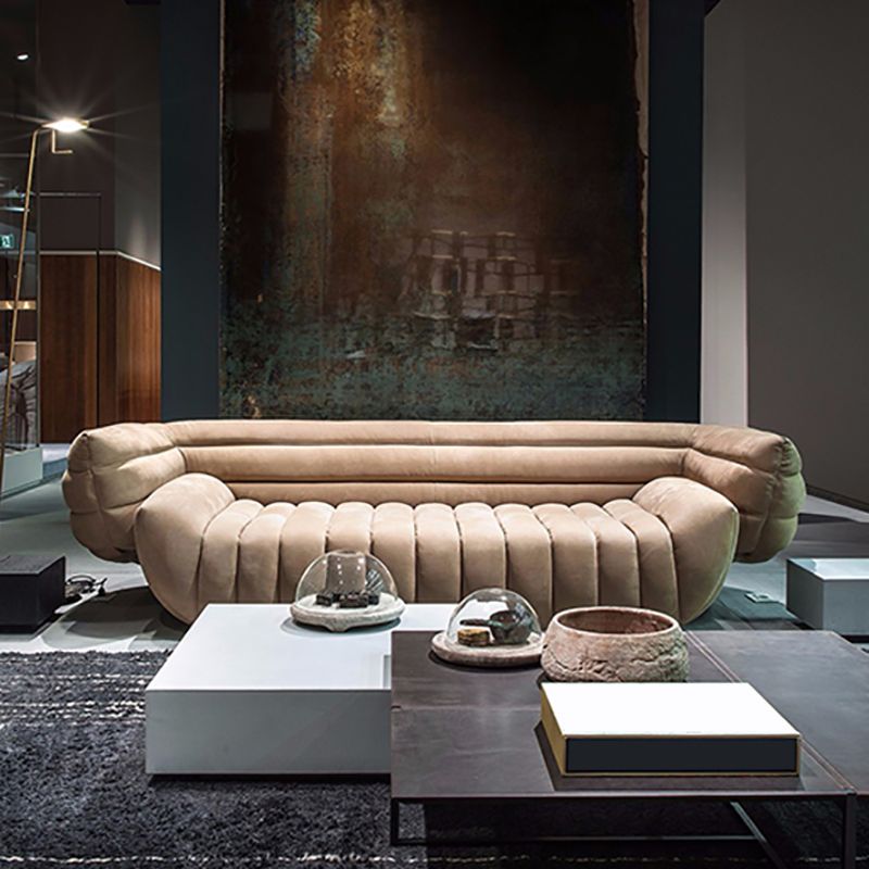 Transitional Modern Biscuit Back Sofa 23.62"High Velvet Tuxedo Arm Chesterfield Sofa Clearhalo 'furn' 'furn_sofas' 'Furniture' 'furniture_sofas' 'kitchen' 'kitchen_sofas' 'Living Room Furniture' 'Sofa' 'sofas' 1200x1200_e0adf02c-5147-44e4-955e-31af2c89d53b