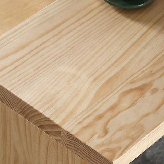 Solid Wood Bar Dining Table Industrial Bar Table with Sled Base Clearhalo 'Bar Furniture' 'Bar Tables' 'bar_tables' 'Furniture' 'furniture_bar_tables' 'Kitchen & Dining Furniture' 1200x1200_e0aec3ac-abc0-4b43-a445-85a28a0da445