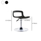 Contemporary Liftable Bar Stool Metal Bar Stool for Restaurant Clearhalo 'Bar Furniture' 'Bar Stools' 'bar_stools' 'furn' 'furn_bar_stools' 'Furniture' 'furniture_bar_stools' 'Kitchen & Dining Furniture' 1200x1200_e0af8091-40e0-482b-b2f3-bc9b3bbe9927