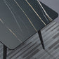 Rectangle Dining Table Industrial Style 4 Legs Base Sintered Stone Table for Home Clearhalo ' dining_table' 'Dining Tables & Seating' 'Dining Tables' 'furn' 'furn_dining_table' 'Furniture' 'furniture_dining_table' 'Kitchen & Dining Furniture' 'kitchen&dining_furn' 'kitchen' 'kitchen_dining_table' 1200x1200_e0b0103b-f84f-4895-804f-e1d4c157a54e