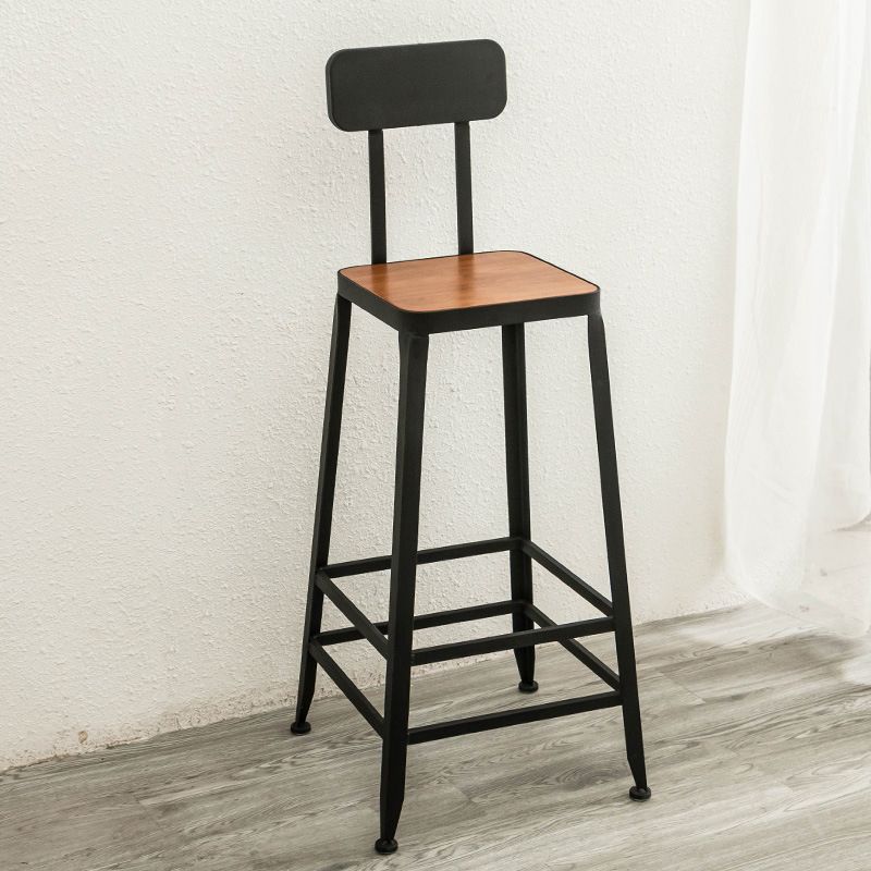 Contemporary Style Bar Table Set 1/2/9 Pieces Rectangle Bar Table with Wood Stools