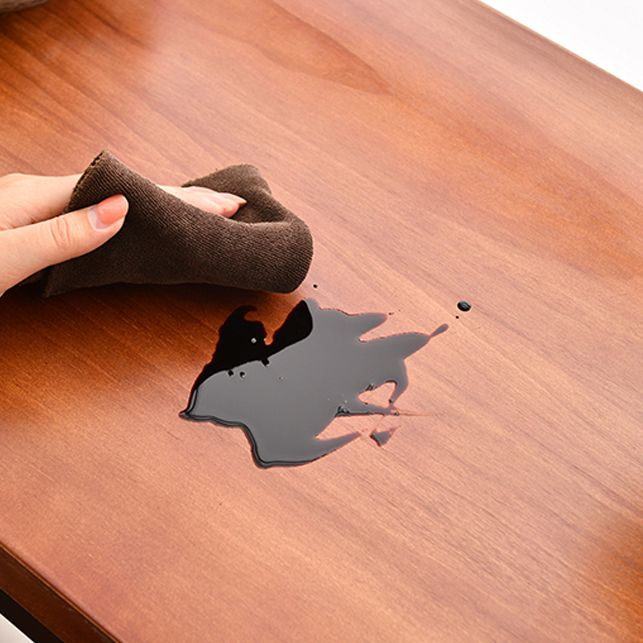 Dark Brown Modern Style Bar Table Solid Wood and Metal Coffee Shop Bar Table Clearhalo 'Bar Furniture' 'Bar Tables' 'bar_tables' 'furn' 'furn_bar_tables' 'Furniture' 'furniture_bar_tables' 'Kitchen & Dining Furniture' 1200x1200_e0b09688-5790-47ee-b8b8-0b728b88beed