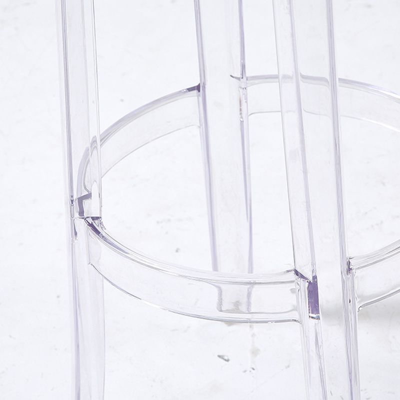 Stackable Clear Plastic Counter Stools Backless Scandinavian Bar Stools (Set of 2) Clearhalo 'Bar Furniture' 'Bar Stools' 'bar_stools' 'furn' 'furn_bar_stools' 'furniture_bar_stools' 'Kitchen & Dining Furniture' 'kitchen&dining_furn' 'kitchen' 'kitchen_furn' Furniture' 1200x1200_e0b1ddb7-894a-429a-8d7b-d6d28e6c2b26