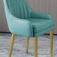 Chaise d'appoint de Style Glam, chaise de salle à manger d'intérieur en cuir pour salon