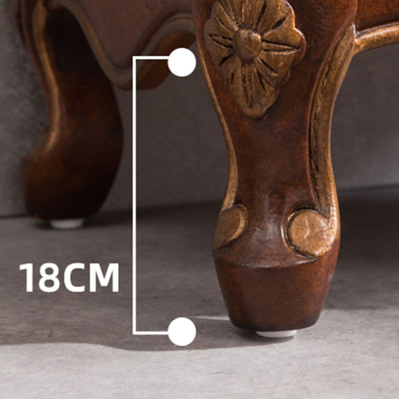 Cassettiera verticale tradizionale per camera da letto, colore marrone, con 3 cassetti