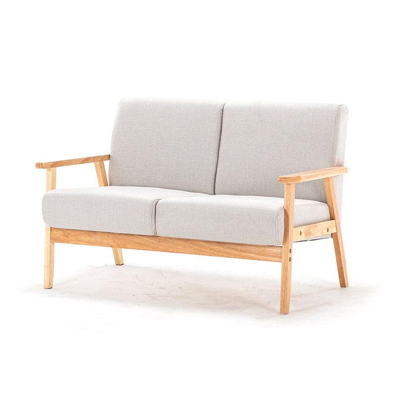 Modern Sofa 44.48" W x 25.98" D x 27.95" H Square Arm Sofa for Living Room Clearhalo 'furn' 'furn_sofas' 'Furniture' 'Living Room Furniture' 'Sofa' 'sofas' 1200x1200_e0b3b4cc-35ce-4324-b0b5-c2e33be5d3dc