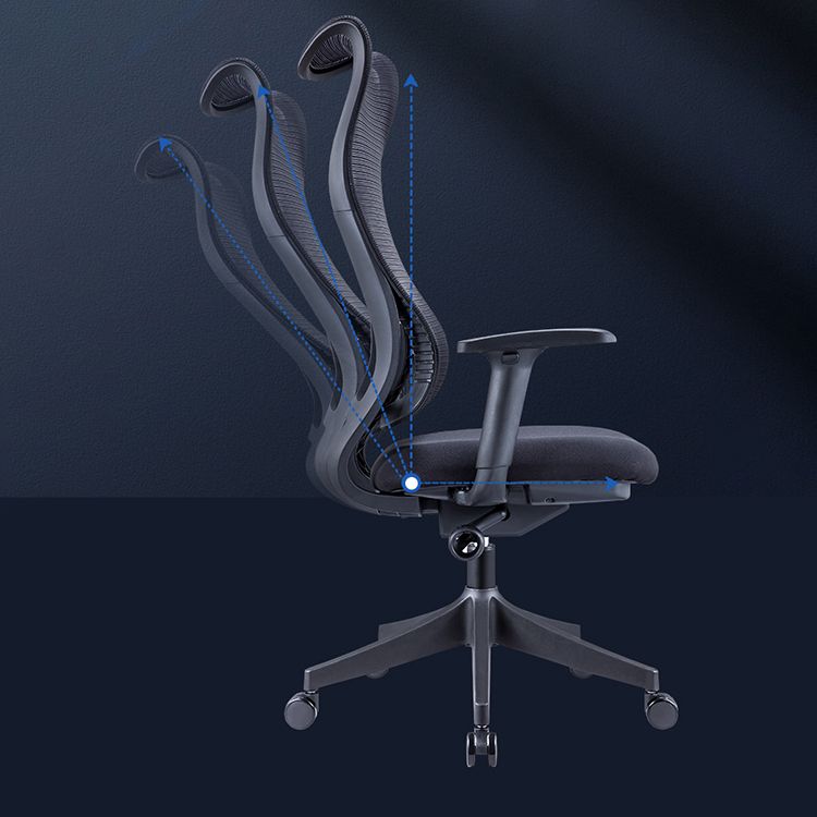 現代的な通気性エアグリッドスイベルチェアマイクロファイバーカンファレンスハイバックチェア