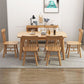 Rubberwood Solid Wood Dining Table Simplicity Style Dinette Table for Indoor Clearhalo ' dining_table' 'Dining Tables & Seating' 'Dining Tables' 'furn' 'furn_dining_table' 'Furniture' 'furniture_dining_table' 'Kitchen & Dining Furniture' 'kitchen&dining_furn' 'kitchen' 'kitchen_dining_table' 1200x1200_e0b79a93-2d55-4145-be12-2c4f0b4e4404