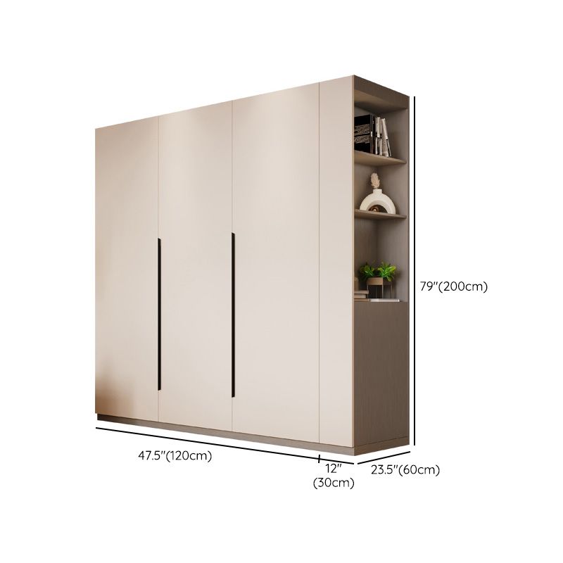 Moderno armadio del guardaroba in legno armatending mobile a porte chiuse morbide