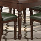 Mid-Century Modern Round Kitchen Dinner Table Solid Wood 4 Legs Dining Table