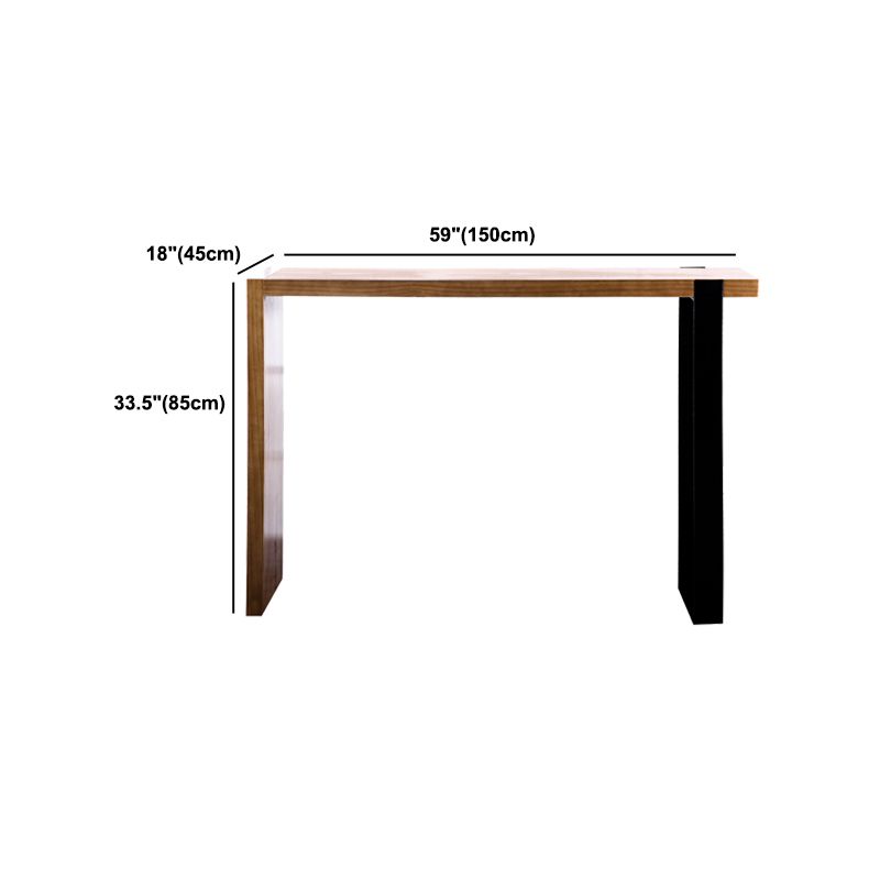 Solid Wood Modern Pub Table Set for Home Metal 1/3 Piece Bar Set Clearhalo 'Bar Furniture' 'furn' 'furn_home_bar_bar_sets' 'Furniture' 'Home Bars & Bar Sets' 'home_bar_bar_sets' 'Kitchen & Dining Furniture' 1200x1200_e0ba84b2-acb4-45b6-881c-5d16844d9e21