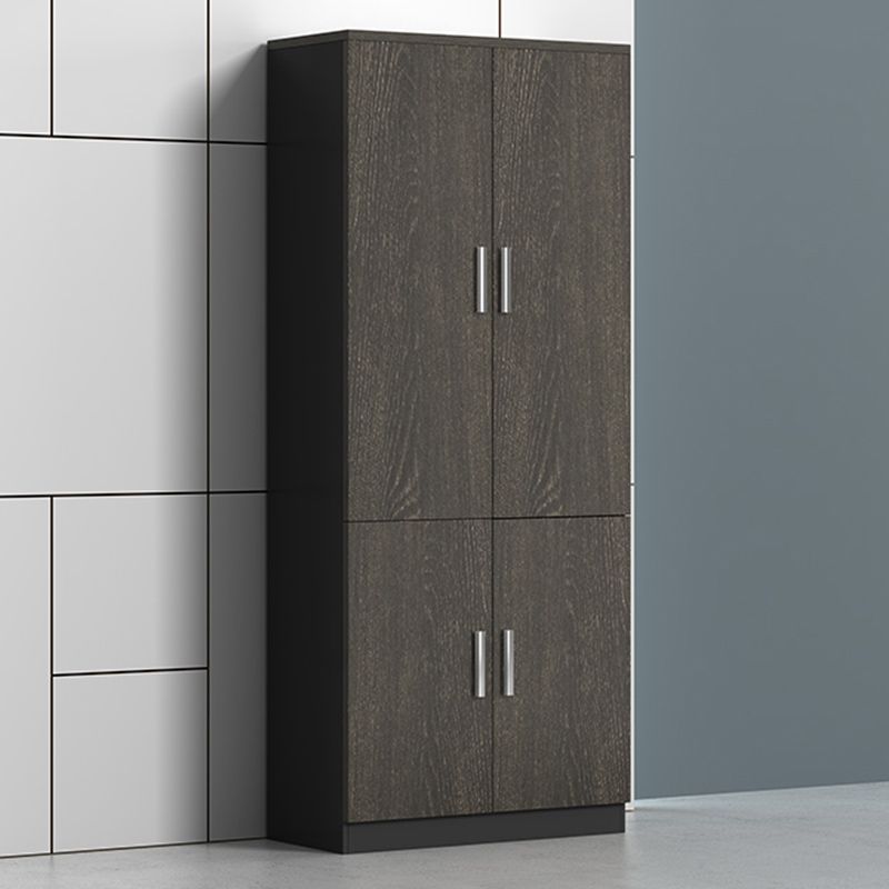 Archivos industriales de la oficina de archivos verticales de marco de madera sólida