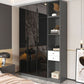 Modern Style Wardrobe Grey Colour Glass Wardrobe Closet for Bedroom Clearhalo 'Armoires & Wardrobes' 'armoires_wardrobes' 'Bedroom Furniture' 'furn' 'furn_armoires_wardrobes' 'Furniture' 1200x1200_e0bbd905-a679-41a7-a10e-e37dea280f3d