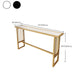 Modern Bar Height Table Faux Marble Top Bistro Table with Gold Base Clearhalo 'Bar Furniture' 'Bar Tables' 'bar_tables' 'furn' 'furn_bar_tables' 'Furniture' 'Kitchen & Dining Furniture' 1200x1200_e0bcb519-0ec7-4bfb-b562-a890f5c8b748