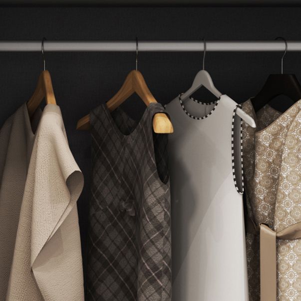 Contemporary Wardrobe Closet Engineered Wood Wardrobe Cabinet