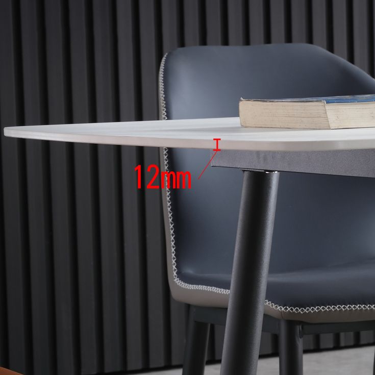 Industrial Standard Kitchen Dining Table Sintered Stone Rectangle Dining Table with 4 Legs Base Clearhalo ' dining_table' 'Dining Tables & Seating' 'Dining Tables' 'furn' 'furn_dining_table' 'Furniture' 'furniture_dining_table' 'Kitchen & Dining Furniture' 'kitchen&dining_furn' 'kitchen' 'kitchen_dining_table' 1200x1200_e0be6899-ab48-42dc-8d62-5c83fea0b75e