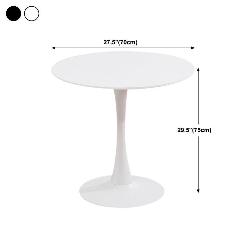 Modern Round Dinette Table Tulip Base Dining Table for Restaurant Clearhalo ' dining_table' 'Dining Tables & Seating' 'Dining Tables' 'furn' 'furn_dining_table' 'Furniture' 'furniture_dining_table' 'Kitchen & Dining Furniture' 'kitchen&dining_furn' 'kitchen' 'kitchen_dining_table' 1200x1200_e0c16c32-c01c-4953-8d14-11e3c44c1bfb