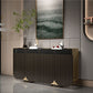 Glam Sideboard Stone Sideboard Buffet with Drawers for Dining Room Clearhalo 'buffet_sideboard' 'Buffets & Sideboards' 'furn' 'furn_buffet_sideboard' 'Furniture' 'Kitchen & Dining Furniture' 1200x1200_e0c32b0f-f248-4842-a9d2-d849d9d8a3ce