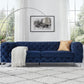 Contemporary Tufted Back Sofa with Tuxedo Arm for Livingroom