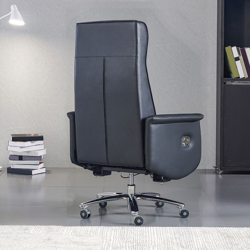 31 "breite zeitgenössische Manager Stuhl schwarzer Leather Executive Chair
